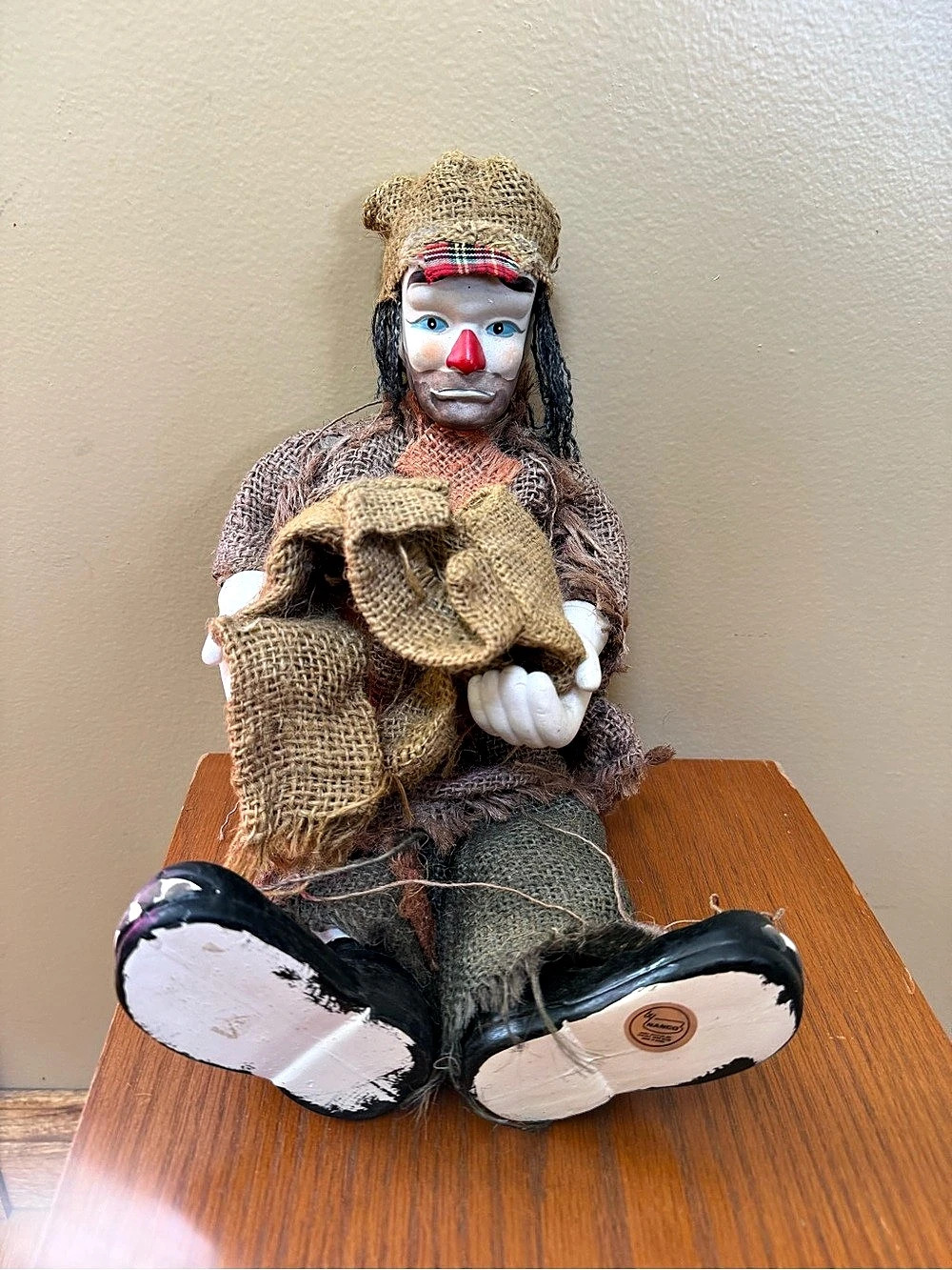 Nanco Folk Art Doll Burlap 12 Inch